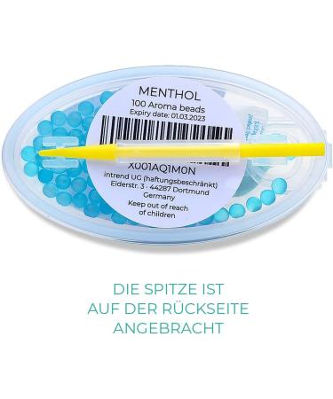 Flavoroom Premium Menthol Balls - 100 DIY Capsules for Unforgettable Flavor | Includes Storage Box for Aromatic Click Sleeves - Buy Online on GoSupps.com