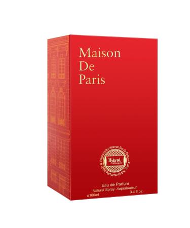 Hybrid & Company Women Maison De Paris Red Eau De Parfum Natural Spray Vaporisateur 3.4 Fl Oz MAISON DE PARIS RED 3.4 Fl Oz (Pack of 1) - Buy Online on GoSupps.com