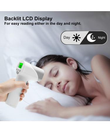 Non-Contact Infrared Thermometer for Adults & Kids - Digital LCD Display - Instant Results - Buy Online on GoSupps.com