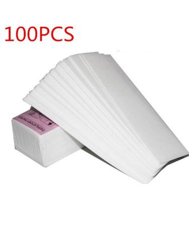 Buy 100 Pack Hair Removal Wax Paper Strips - Non-Woven Body & Face Waxing for Men & Women - Smooth Skin Solution - Buy Online on GoSupps.com