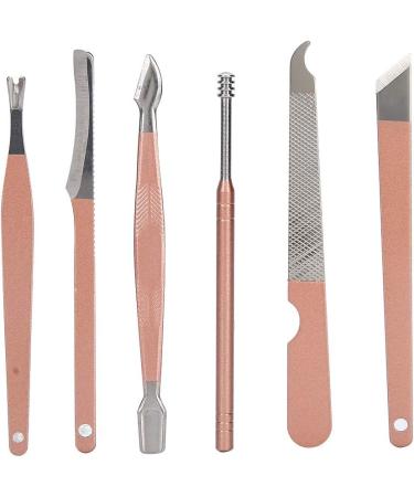 Grooming Kit Set with Ear Pick Acne Needle Eyebrow Scissors Nail Clippers and Bag for Household Nail Salon Beauty Salon - Buy Online on GoSupps.com