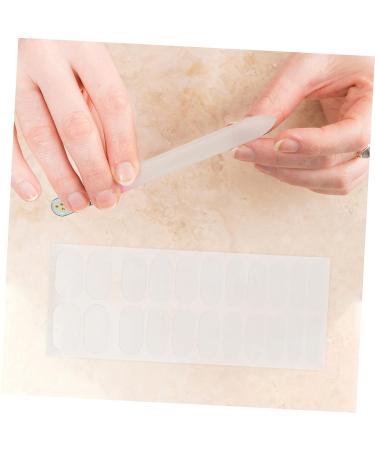 HAPINARY 6 Sheets Nail Patch Gels Transparent Nail Polish Nail Kits Nail Art Stickers Manicure Kit Clear Nail Polish Sheer Nail Polish Nail Sticker Gel Nail Kit Nail Wraps Double Sided Tape - Buy Online on GoSupps.com