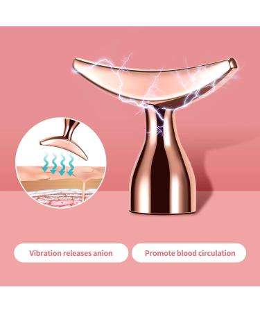 2-in-1 Electric Face Massager Roller | 24k Rose Gold 3D Roller | Crescent Shape Facial Roller Kit for Arm, Eye, Nose | Skin Care Tools - Buy Online on GoSupps.com