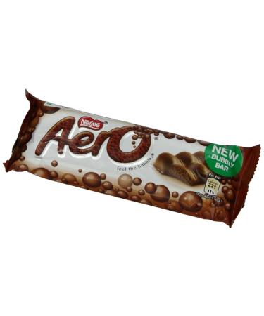 Nestle Aero Milk Chocolate Bar 1.4oz (27g), Pack of 12 - Delicious Airy Chocolate Treat - Buy Online on GoSupps.com