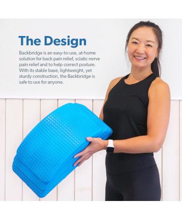 Blue Back Pain Relief Diet Book & Lumbar Stretcher for Spine Alignment | Dr. Sinett s Guide to Back Pain Relief - Buy Online on GoSupps.com