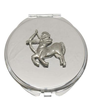 Sagittarius The Archer Compact Mirror Handbag Gift With Free Engraving 308