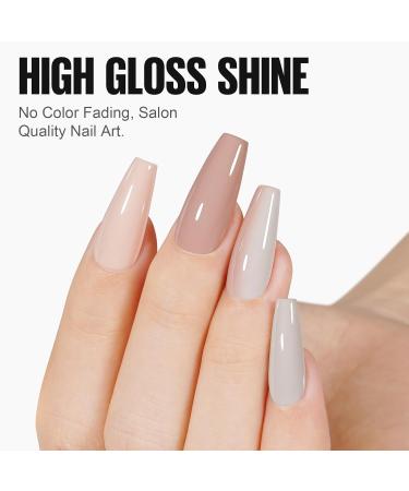 Tomicca 6 Colors UV Nail Polish Set - Non-Toxic Durable Autumn Shades for DIY Nail Art | 8ml Gel Gift for Beginners & Salons - Buy Online on GoSupps.com