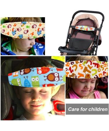 Kosote 3Pcs Baby Kids Head Support Hugger - Adjustable Car Seat Head Strap for Neck Relief & Safety - Buy Online on GoSupps.com