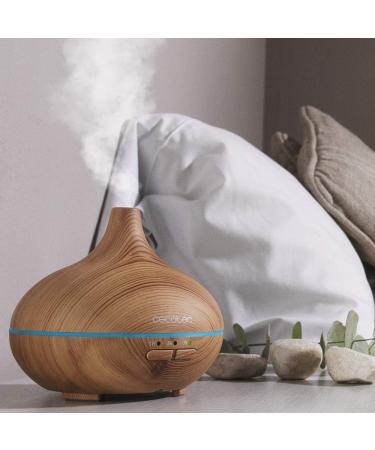 Cecotec Ultrasound Humidifier Pure Aroma 150-300ml | Timer 7 LED Colors Aromatherapy Ultra Quiet | Best for Home & Office - Buy Online on GoSupps.com