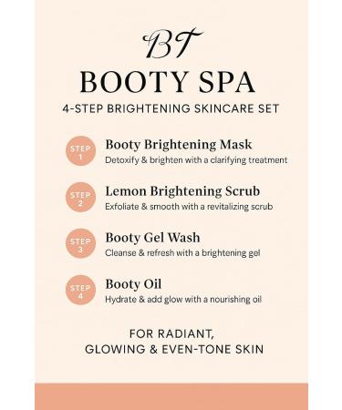 BT Booty Spa Scrub Set Turmeric Lemon Booty Scrub for Dark Spots & Smooth Glowing Booty - Buy Online on GoSupps.com