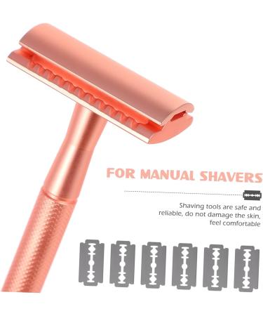 Frcolor 5 Manual Lady Razor - Women's Double-Edged Shaver with Zinc Alloy Head | Wet & Old-Fashioned Design for Smooth Shaving - Buy Online on GoSupps.com