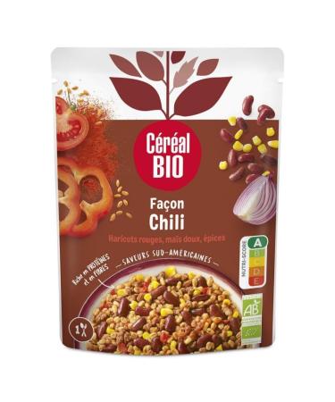 C r ales Bio Gourmandes aux Haricots Bl et Soja au Chili - Source de Prot ines V g tales - 220g - Le Lot De 4