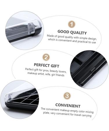 FOMIYES 6 Pcs 24 Empty Eye Shadow Box Makeup Containers Empty Watercolor Palette Cosmetic Case Powdery Paint 11.5x6.7cmx3pcs As Shownx3pcs - Buy Online on GoSupps.com