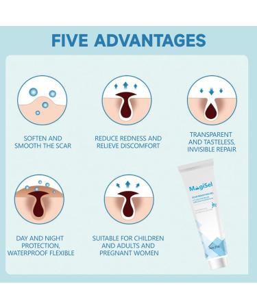 MagiForeign Scar gel scar cream scar removal cream acne scars healing gel for scars surgical scar cream keloid scars acne old and new scars - Buy Online on GoSupps.com