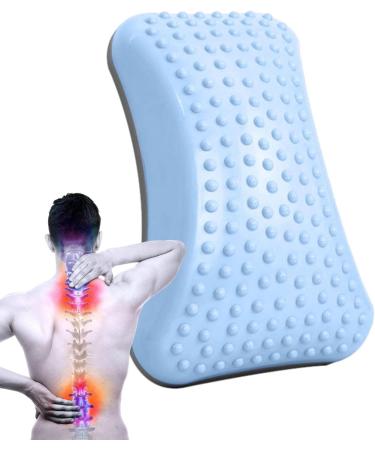 Geruwam Backrest Pillow | Ergonomic Lumbar Support & Posture Correction | Inflatable Lower Back Support Pillow - Blue (Includes Gas Needle) - Buy Online on GoSupps.com