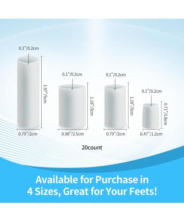 20PCS Toe Separators for Women - Hammer Toe Straightener & Silicone Toe Protectors Gel Toe Sleeves & Spacers for Comfort & Pain Relief - Buy Online on GoSupps.com