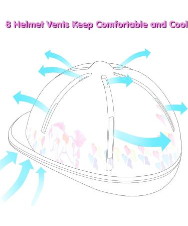 Xiaozxwlhq Adjustable Kids Equestrian Helmet - Small Pink | Horse Riding Protective Gear - Buy Online on GoSupps.com