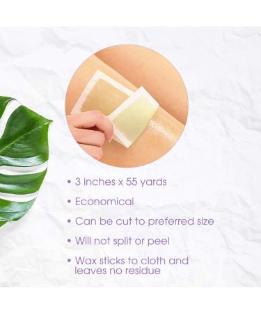 Satin Smooth Non-Woven Waxing Cloth Roll - 3 x 55 yards - Hair Removal Essential - Buy Online on GoSupps.com
