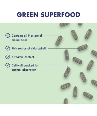 Higher Nature Chlorella 250mg - 180 Capsules: Green Superfood Supplement - Buy Online on GoSupps.com