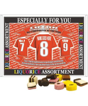 Luton Football Shirt Personalised Gift Boxed Sweets Variety - Buy Online on GoSupps.com