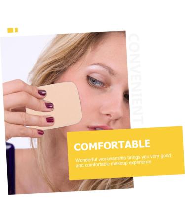 Mikinona 2 Sets Puff Makeup Sponge Wedges Cushion Foundation Puff Makeup Sponge Holder Powder Puffs for Women Beauty Sponge Women Products Concealer Sponge Square Girl Supplies - Buy Online on GoSupps.com