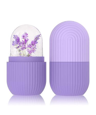 Ice Facial Roller for Eyes Neck and Face Massage Purple