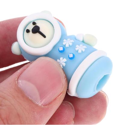 FOMIYES Silicone Cuticle Tweezers Cap Scissors Cuticle Nipper Cover Manicure Trimmer Cover Bear Cuticle Trimmer Sleeves Cartoon Tweezer Cover for Manicure Pedicure Tools - Buy Online on GoSupps.com