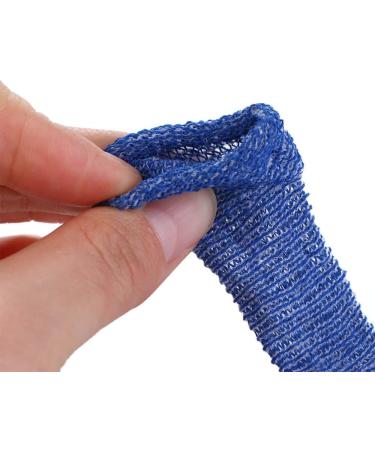 Vctitil 20 PCS Cotton Finger Bandage - 15x600mm Sports Safety Cover for Finger Sprains & Swelling - Blue & White - Buy Online on GoSupps.com