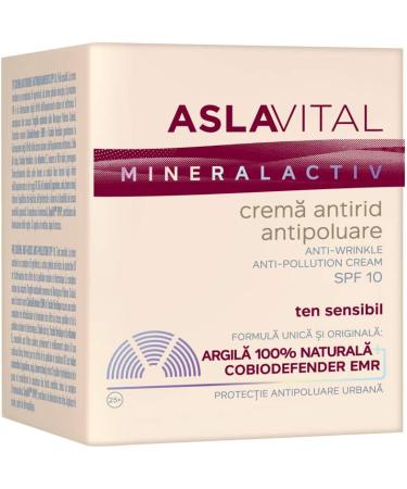 ASLAVITAL MINERALACTIV Anti-wrinkle anti-pollution cream SPF10 - Buy Online on GoSupps.com