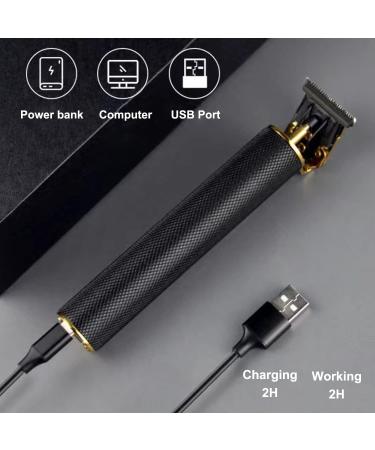 Premium Cordless Hair Clippers for Men - Rechargeable T Blade Trimmer & Beard Shaver Kit with Guide Combs - International Shipping Available - Buy Online on GoSupps.com