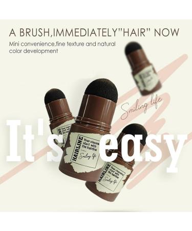 Hairline Powder - Instantly Root Touch Up - Hair Powder Stick - Waterproof Longlasting Natural Colour - Beautify Modify Forehead Cover Grey Root - Create Thicker Fuller Smooth Looking (GRAY BLACK) - Buy Online on GoSupps.com