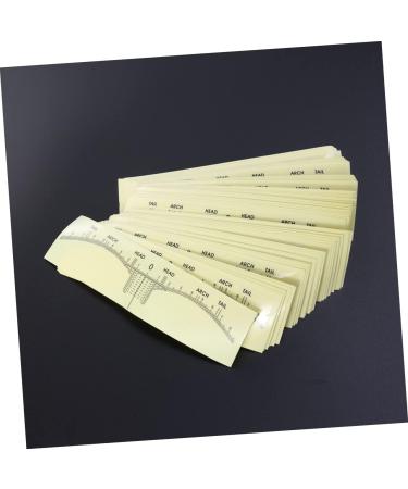 FOMIYES 300 pcs Measuring Permanent Disposable Tools Makeup Guide Shaping Adhesive Eyebrow Trimming - Buy Online on GoSupps.com