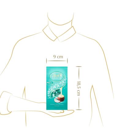Lindt Lindor Coconut Chocolate Balls 136g | Whole Milk Praline Gift | Delicate Melting Filling | Ideal for Gifting - Buy Online on GoSupps.com