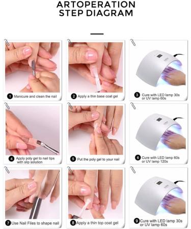  OXXI Professional Oxxi Professional 30ml Acrylic Gel Poly Nail Acrylic Gel Build Press On False Fake Nail Tips (Red) - Buy Online on GoSupps.com