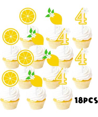 S-FX-0108 Ice Cream Fruit Dessert Cupcake Topper Colorful Glitter Happy Birthday Sensory Pop Game Theme Decor Supplies Baby Shower Boys Girls Birthday Party Decorations - Buy Online on GoSupps.com