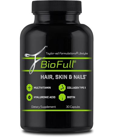 BioFull Hair Skin Nails - Biotin & Collagen Supplement for Hair, Skin & Nails - Buy Online on GoSupps.com