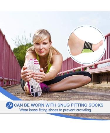 Orthotic Arch Support Brace for Plantar Fasciitis - Gel Strap for Men & Women | Relief for Flat Feet & High Arches - Comfortable Compression Wraps in Green - Buy Online on GoSupps.com