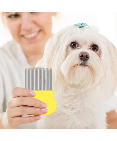 AOSEA 6 Pieces Flea Comb for Cats Dogs Lice Combs Fine Tooth Comb Grooming Set Remove Float Hair Tear Marks Tick Removal Tool White - Buy Online on GoSupps.com