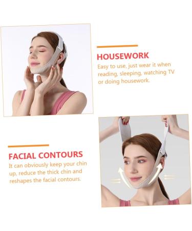 POPETPOP Facial Slimming Strap 1pc Thin Belt Double Chin Strap Facial Cheek Strap Lifting Belt Silicone Lifting V Belt Sling Woman Silica Gel Firming Facial Belt - Buy Online on GoSupps.com