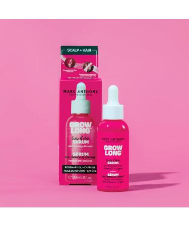Marc Anthony Grow Long Scalp & Hair Serum - Anti-Breakage Formula for Nourishing & Hydrating Hair - Natural Shine & Volume - 2 fl oz - Buy Online on GoSupps.com