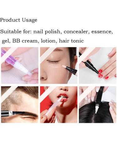3ml Nail Twist Pens Empty Transparent Nail Oil Pen with Brush Tip Empty Cuticle Oil Pen Cosmetic Container Pen Lip Gloss Tubes for Lip gloss Nail Polish Eyelash Growth Liquid (50pcs) - Buy Online on GoSupps.com