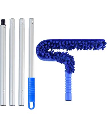 Ceiling Fan Cleaner Duster with Detachable Extension Pole 55inches Washable and Reusable Ceiling Fan Cleaner All-around High Efficiency Fan Duster for Furniture Floor Electronics (As shown) - Buy Online on GoSupps.com