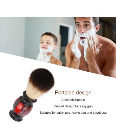 Mens Shaving Brush - Soft Bristle Beard Brush for Residue Removal & Grooming | Ideal for Male Beard Care - Buy Online on GoSupps.com
