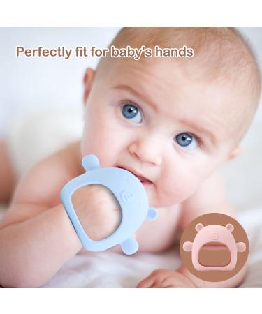 Baby Bite Glove & Bite Ring - BPA-Free Silicone Teething Toys for 3-12 Months - Soft & Safe Biting Tools by Nom - Buy Online on GoSupps.com
