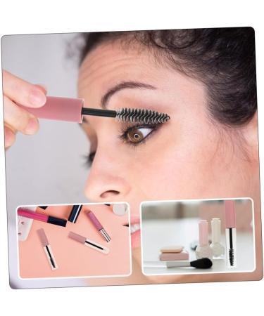 Healeved 25 Pcs Mascara Tube Cosmetic Containers Makeup Eyelash Brush Abs Pink Filling Lip Gloss Tube - Buy Online on GoSupps.com
