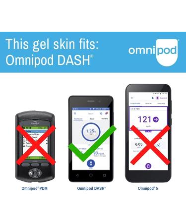 Omnipod Dash Gel Skin Pink/Purple/Turquoise Tie-Dye Silicone Cover for Omnipod Dash Device - Buy Online on GoSupps.com