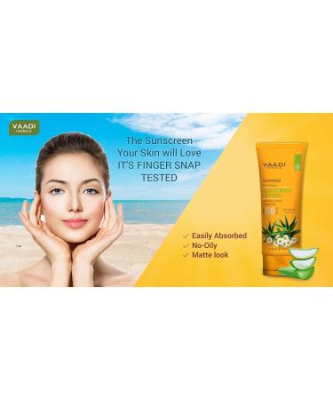 Vaadi Herbals Sunscreen Lotion SPF-50 110g (Pack of 2) - Ultimate Sun Protection - Buy Online on GoSupps.com