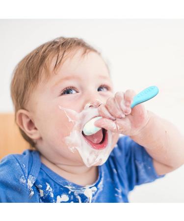 4 Pieces Baby Spoons Set - Silicone Learning Spoon for Babies 4+ Months | Feeding Starter Tools in 4 Colors - Buy Online on GoSupps.com