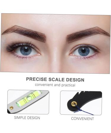 Beavorty Eyebrow Level Measure Tool 2 pcs Marker Supplies Metal Mapping Microblading Practical Shaping Drawing Horizontal Measuring Tool 1 count (Pack of 1) Blackx2pcs - Buy Online on GoSupps.com