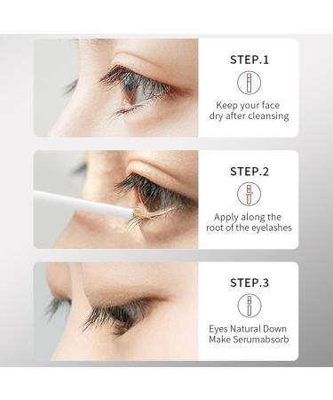 Shantou Ouhoe 2 Pieces Eyelash Serum Serum for Longer and Thicker Eyelashes and Eyebrows Stereoscopic Fibrous Eye Black Mascara Nourishing Formula for Longer Eyelashes and Eyebrows - Buy Online on GoSupps.com